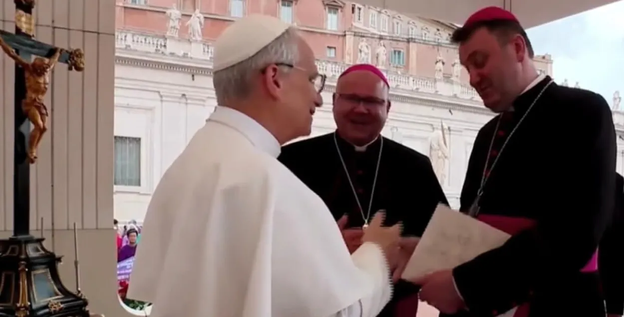 Папа Леў XIV і беларускія біскупы
