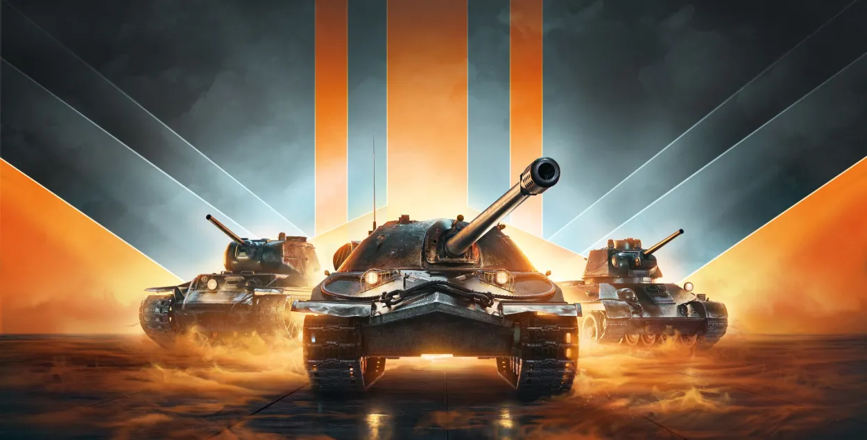 Фирменная графика игры "Мир танков"
