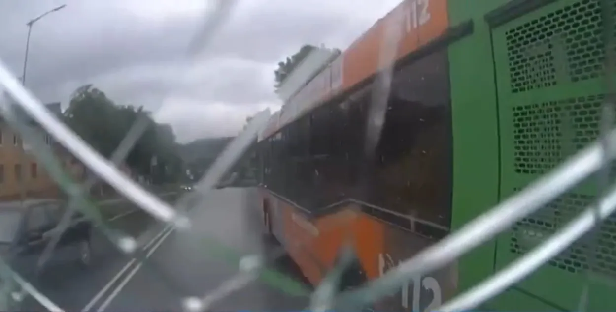 Аварыя ў Лагойску
