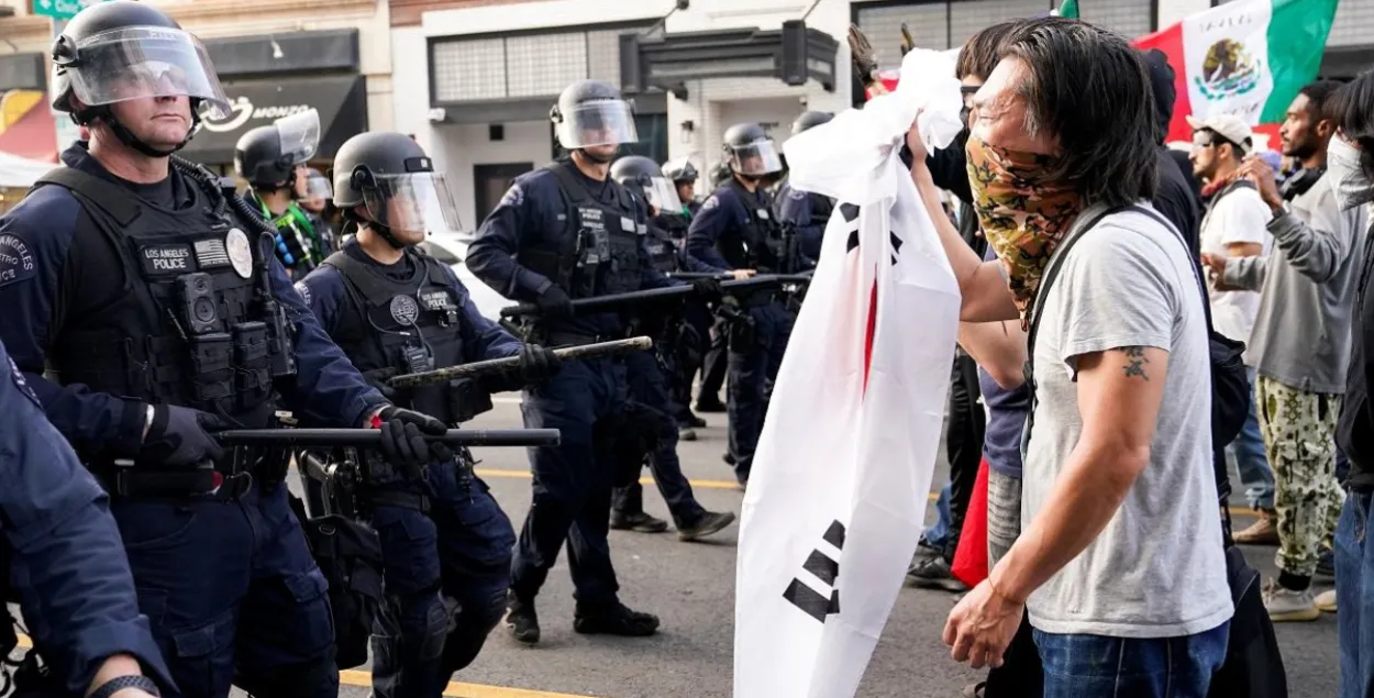 Пратэсты ў Лос-Анджэлесе
