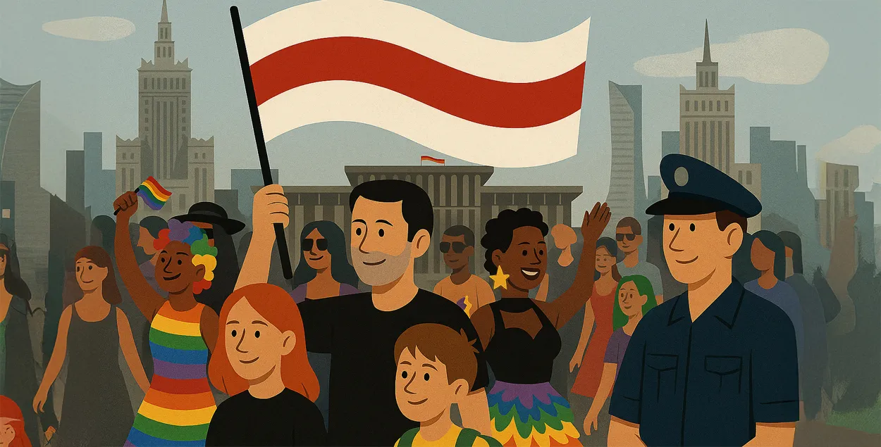 Ці можна на Марш роўнасці браць нацыянальны сцяг? А з дзецьмі хадзіць?
