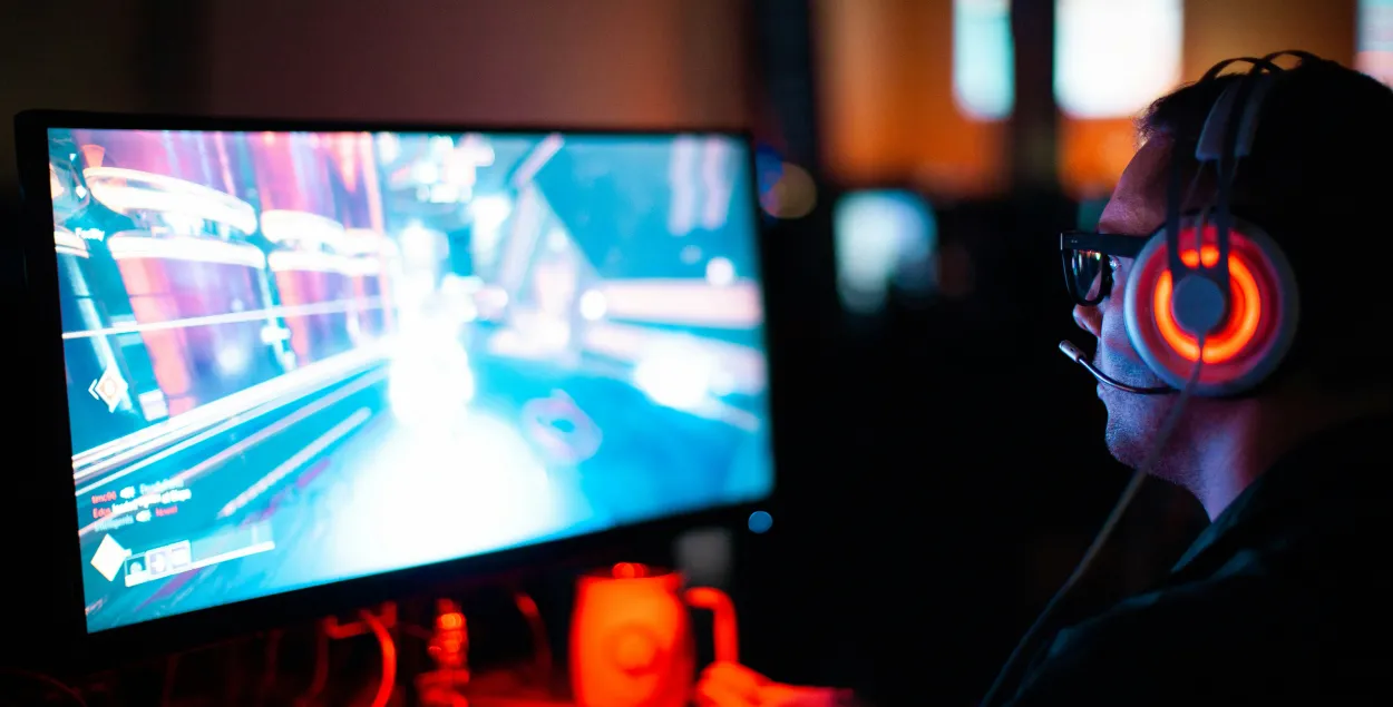 Кіберспорт, фота ілюстрацыйнае
