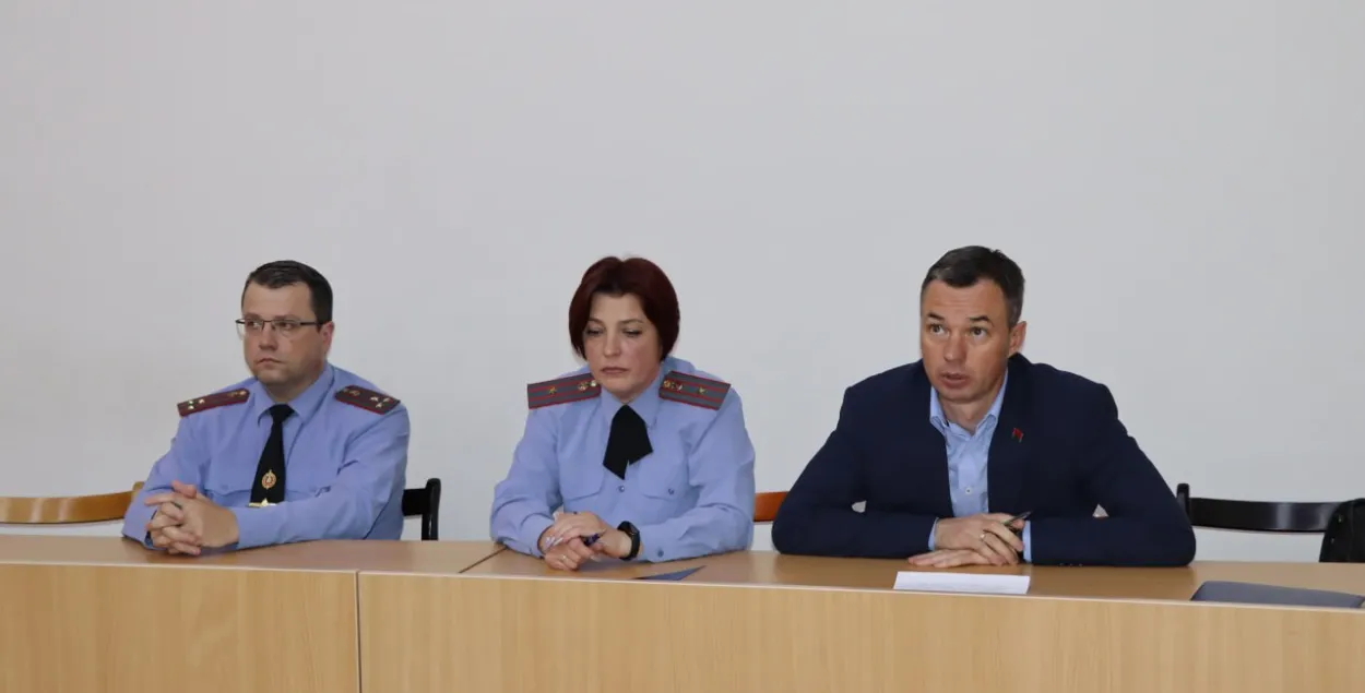 Пасяджэнне камісіі ў Гродзенскім медуніверсітэце
