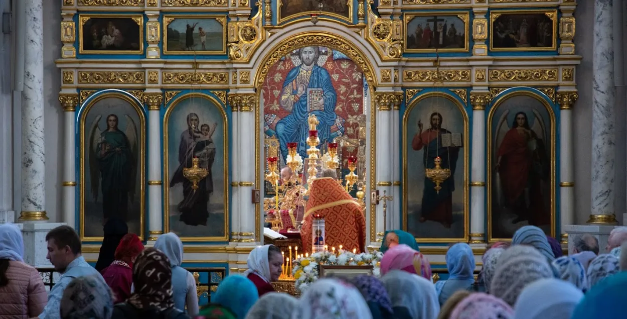 В православной церкви
