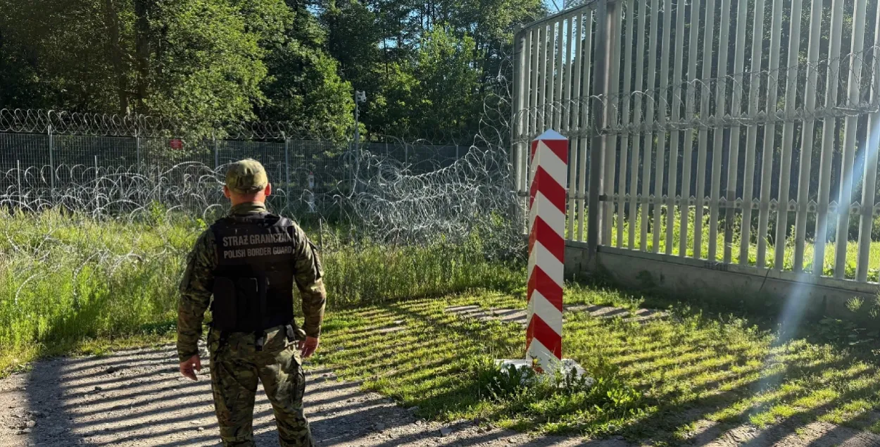 Польска-беларуская мяжа, ілюстрацыйнае фота
