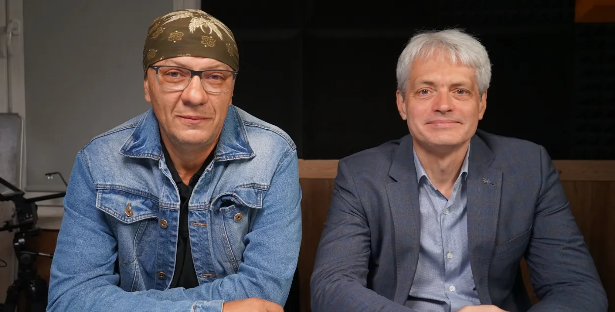 Алег Кулеша і Павел Баркоўскі
