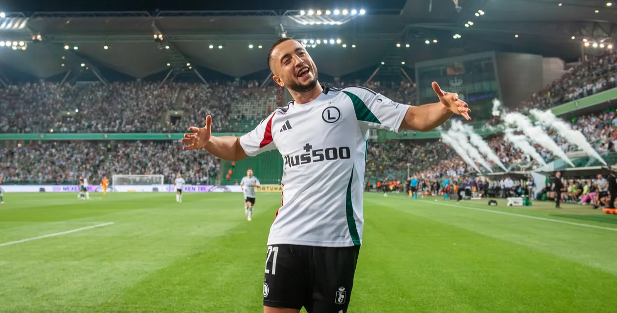 "Легия" открыла счёт, но во втором тайме пропустила трижды
