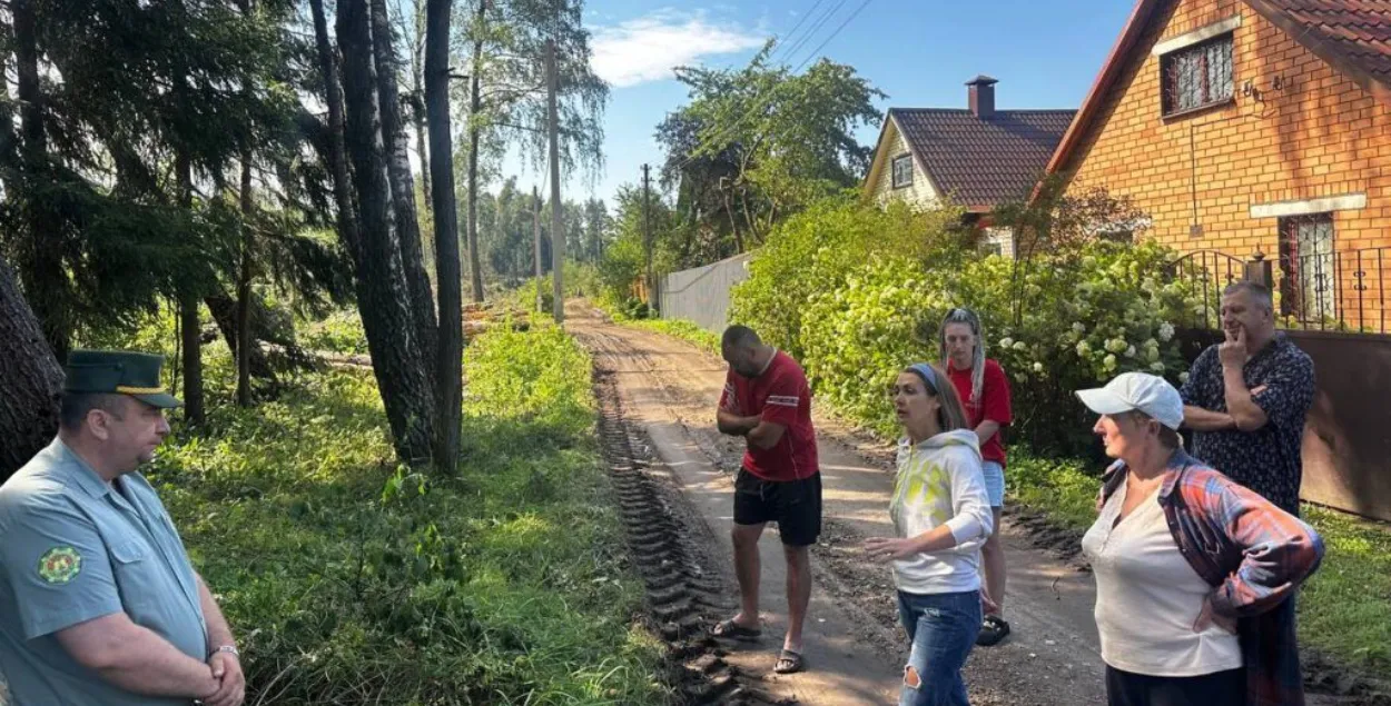 Встреча дачников с директором Боровлянского лесхоза
