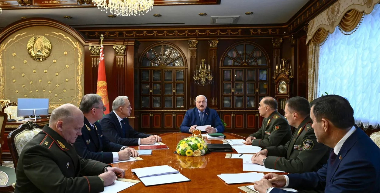 Нарада ў Лукашэнкі
