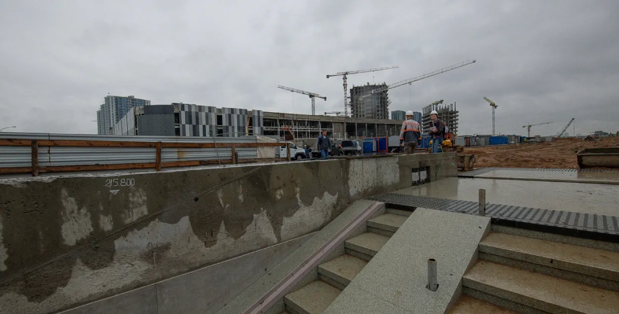 Будаўніцтва метро ў Мінску, ілюстрацыйнае фота
