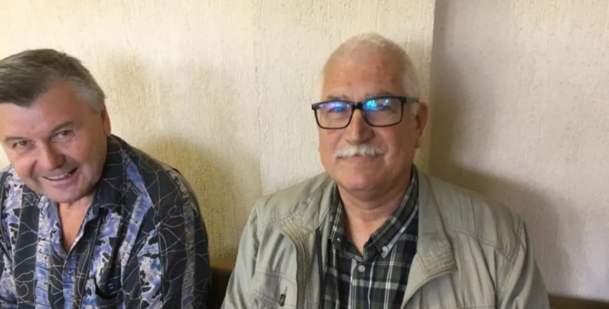 Вячеслав Орешко (в очках) на суде
