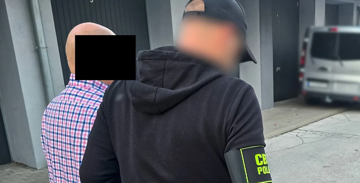 Затрыманні парушальнікаў санкцый у Польшчы
