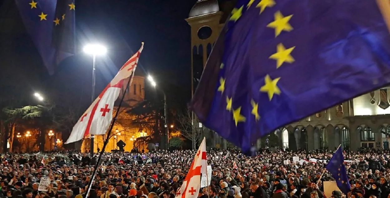 Пратэсты ў Грузіі
