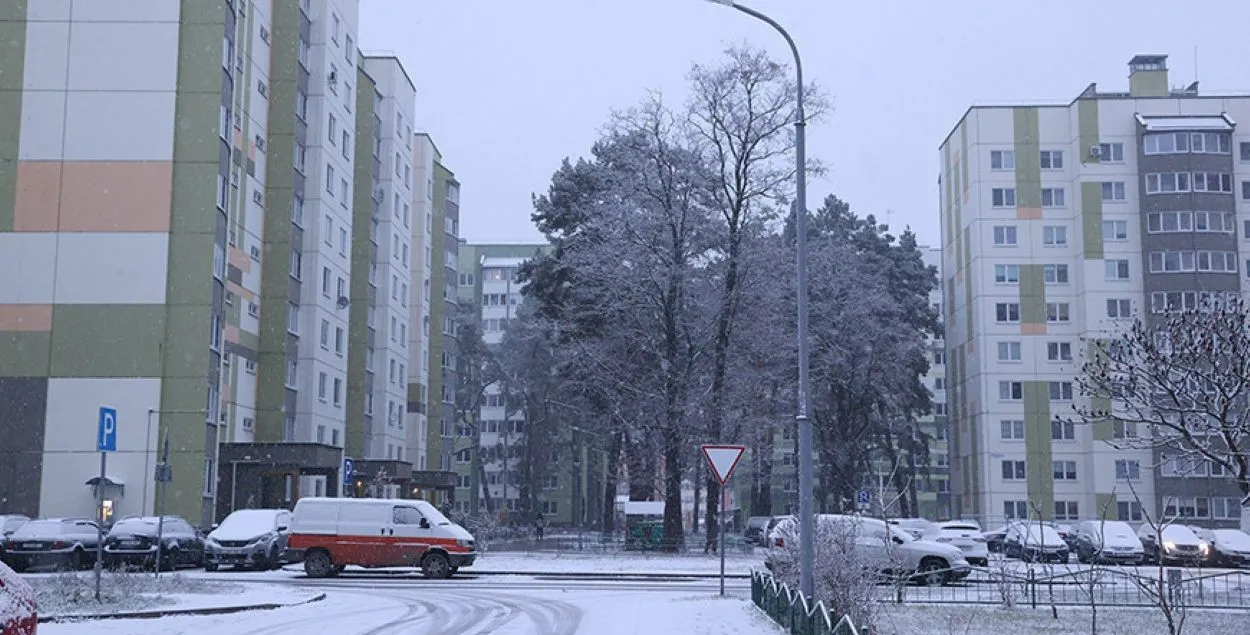 Зіма прыйшла ў Беларусь.
