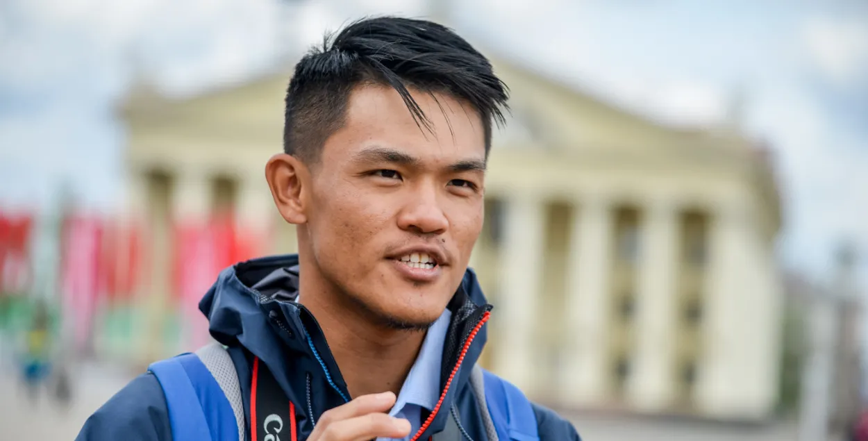 Иностранец в Минске
