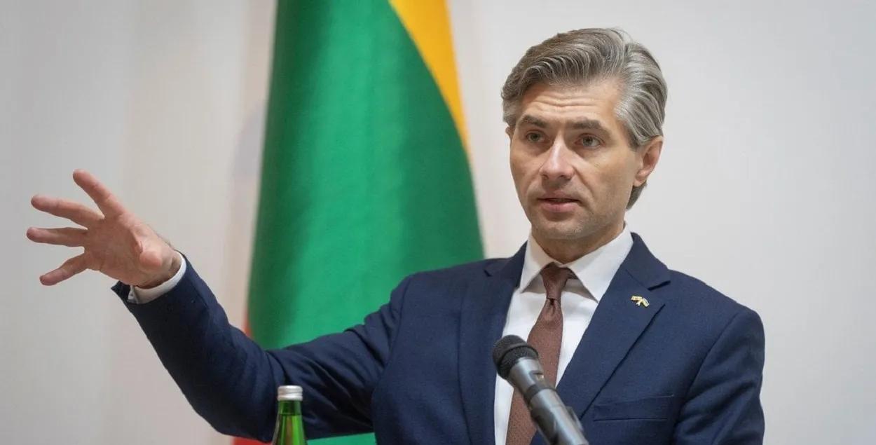 Міністр замежных спраў Літвы Кястуціс Будрыс
