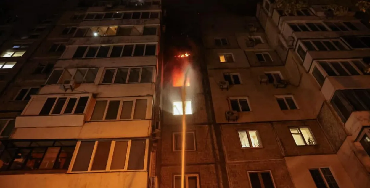 Россияне атаковали Киев
