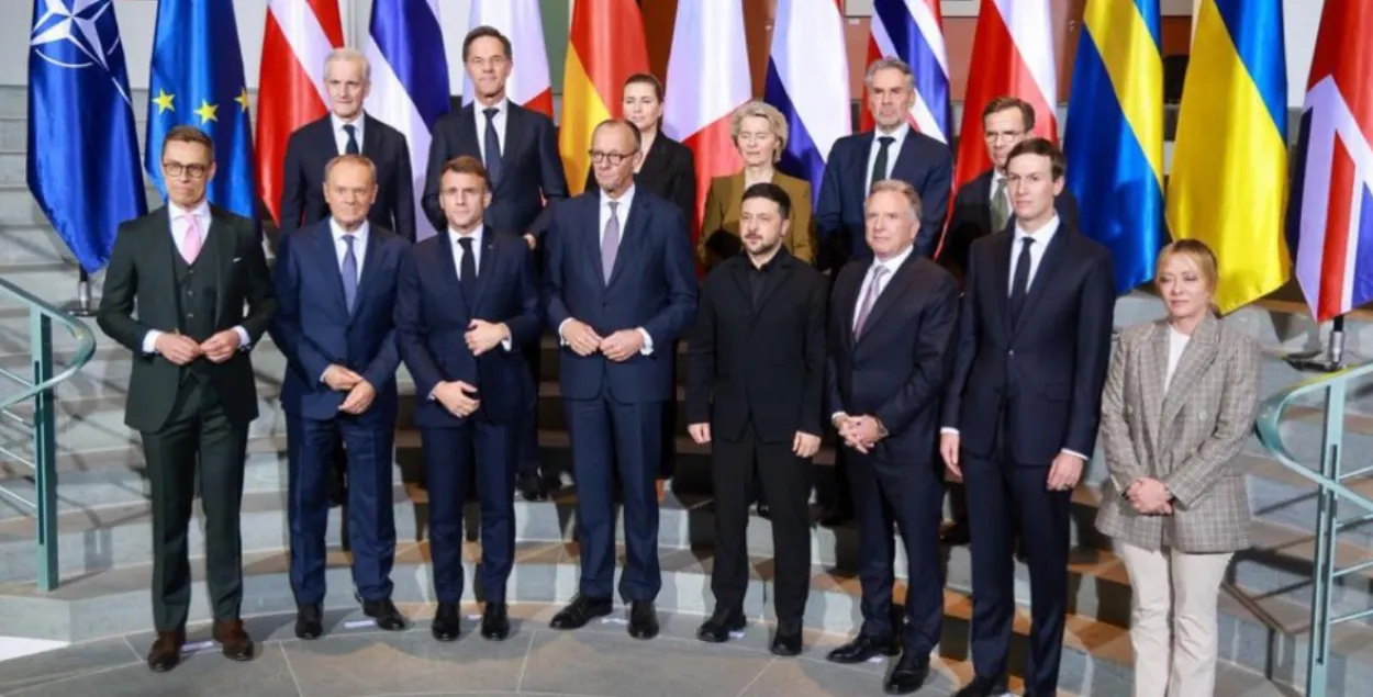 Владимир Зеленский, лидеры стран ЕС и представители США
