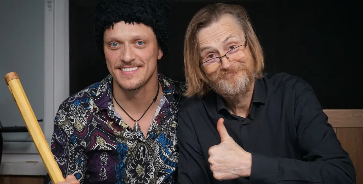 Сяржук Доўгушаў і Аляксандр "Маляваныч" Ждановіч
