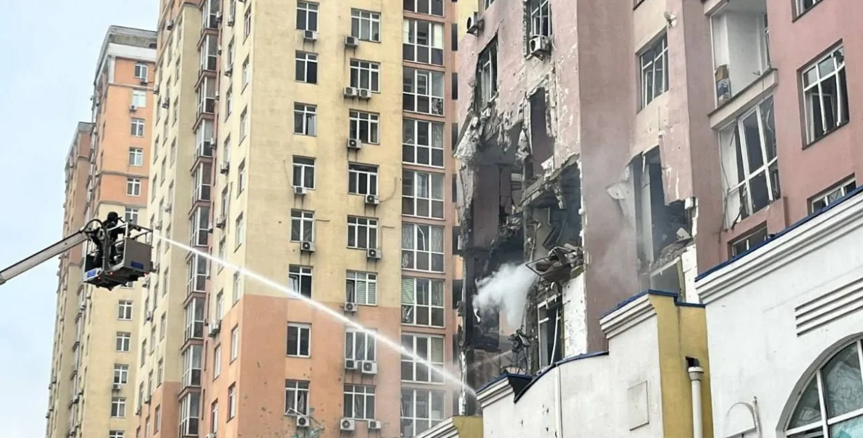 Наступствы ўдару па Кіеве
