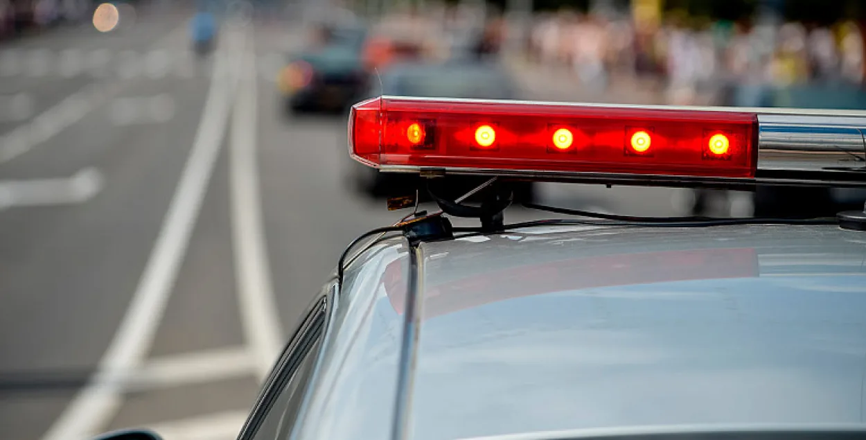 Сигнализация милицейского автомобиля
