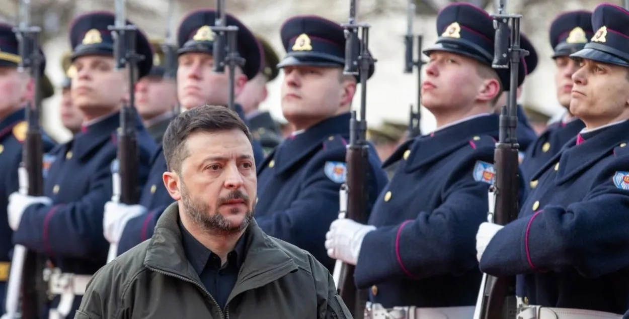 Владимир Зеленский в Вильнюсе
