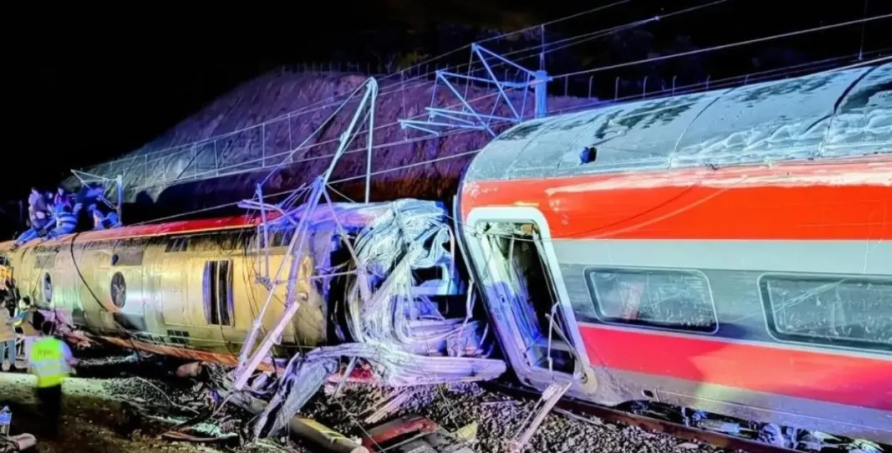 Железнодорожная авария в Испании
