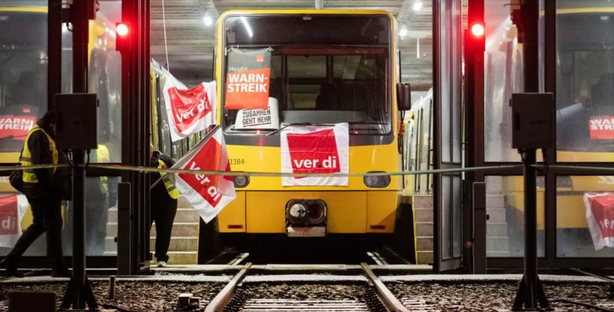 Забастовка в Германии
