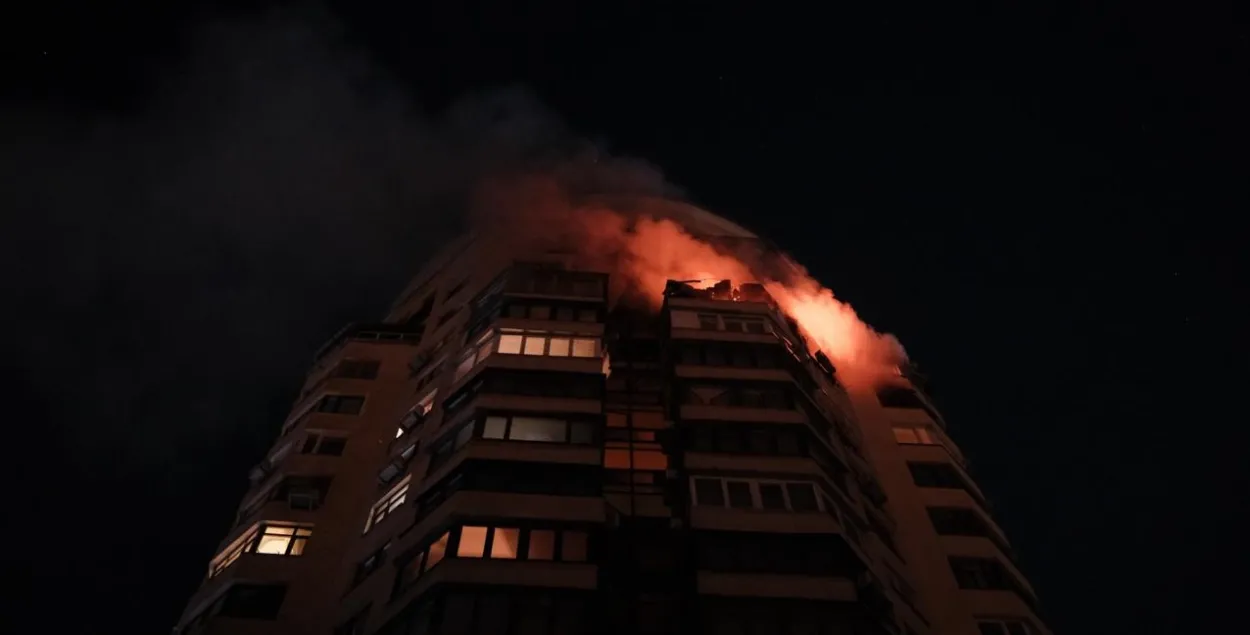 Киев после российской атаки 3 февраля
