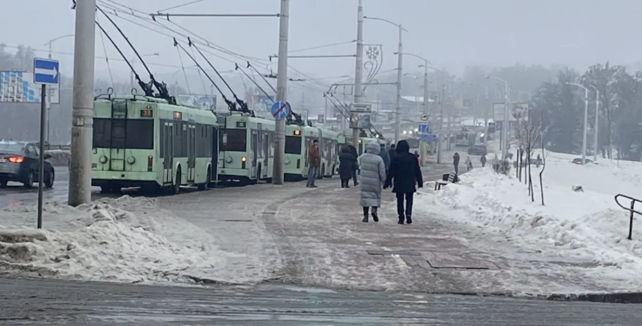 Тралейбусы ў Мінску
