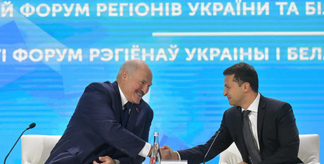 Так Лукашенко и Зеленский встречались в 2019 году
