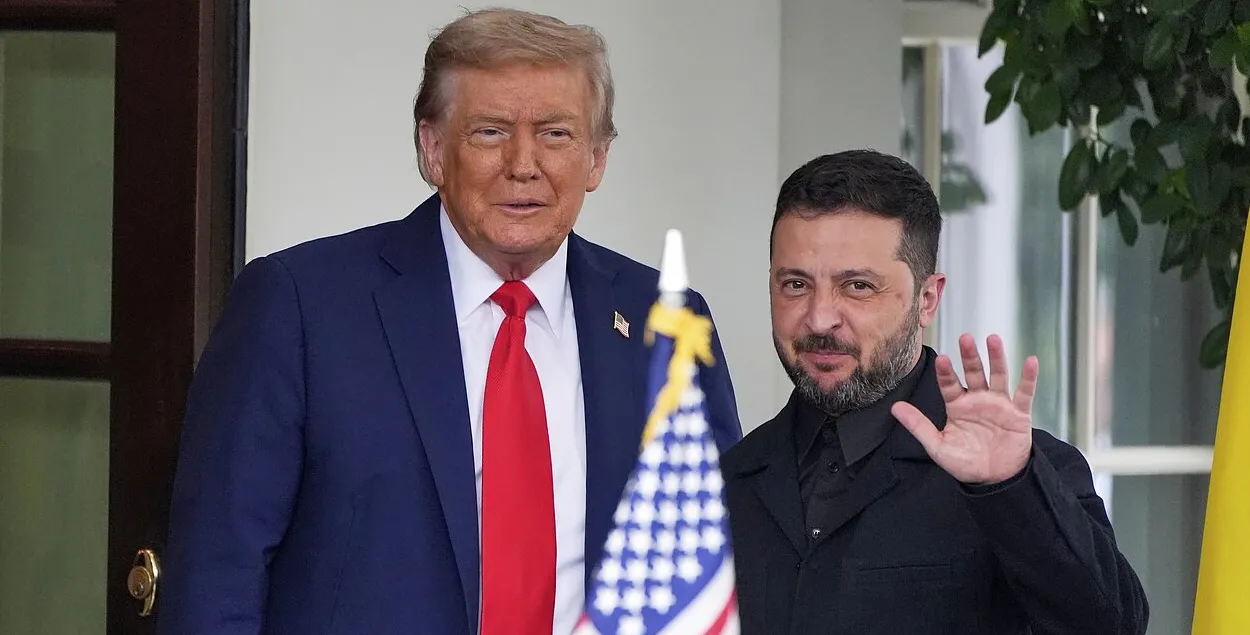 Дональд Трамп и Владимир Зеленский
