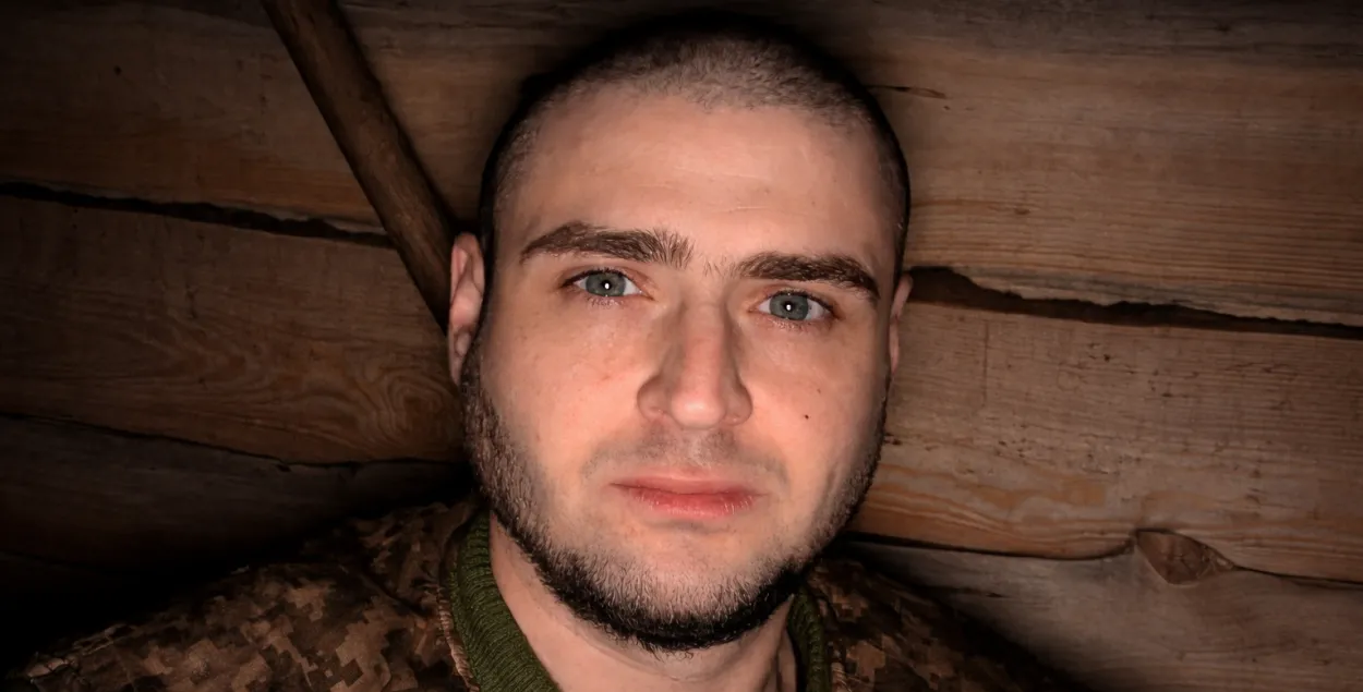 Аляксандр Катовіч падчас вайсковага навучання
