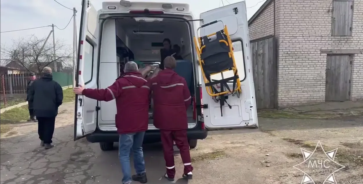 Пасля выбуху ў Казіміраўцы шпіталізавалі мужчыну
