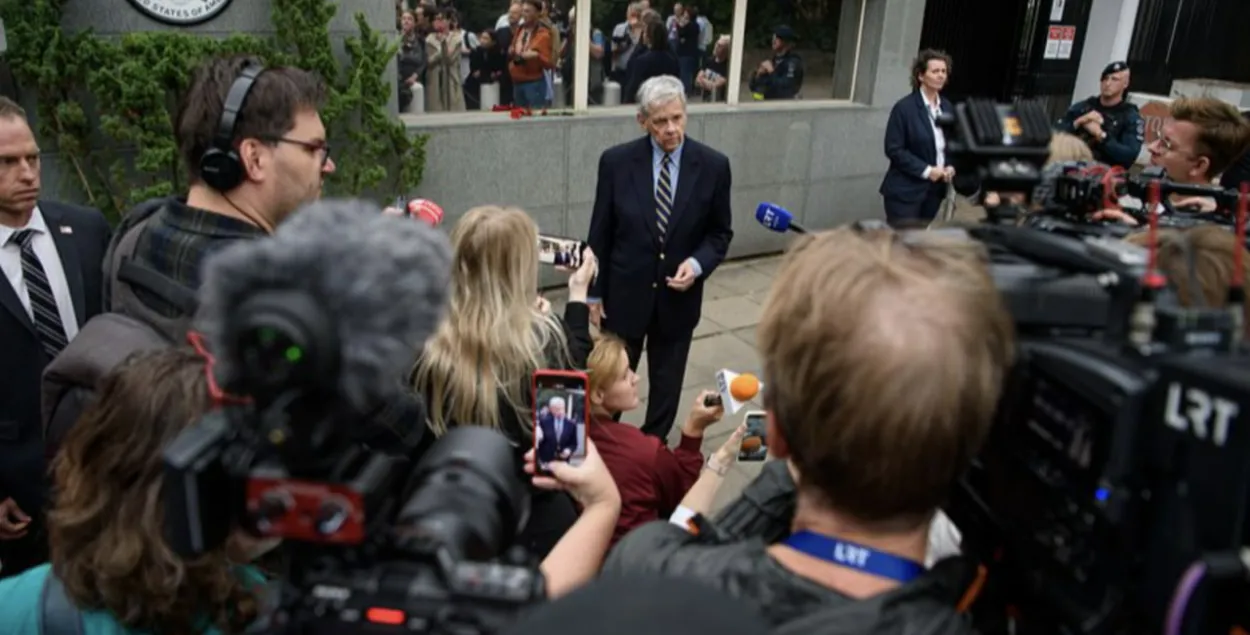 Размова са спецпасланнікам Белага дома ў Беларусі Джонам Коулом у Вільнюсе, Літва, 19.03.2026
