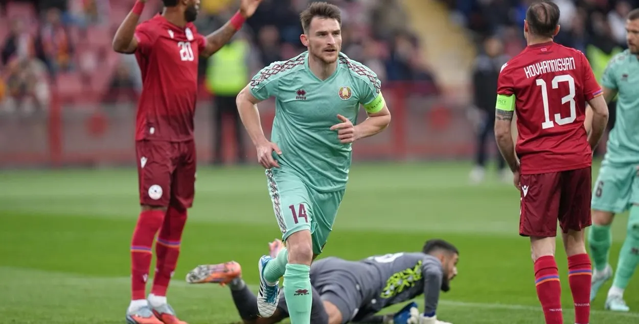 Футболисты Беларуси обыграли сборную Армении
