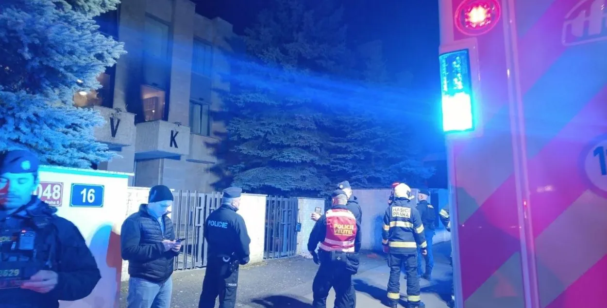 "Русский дом" в Праге после инцидента
