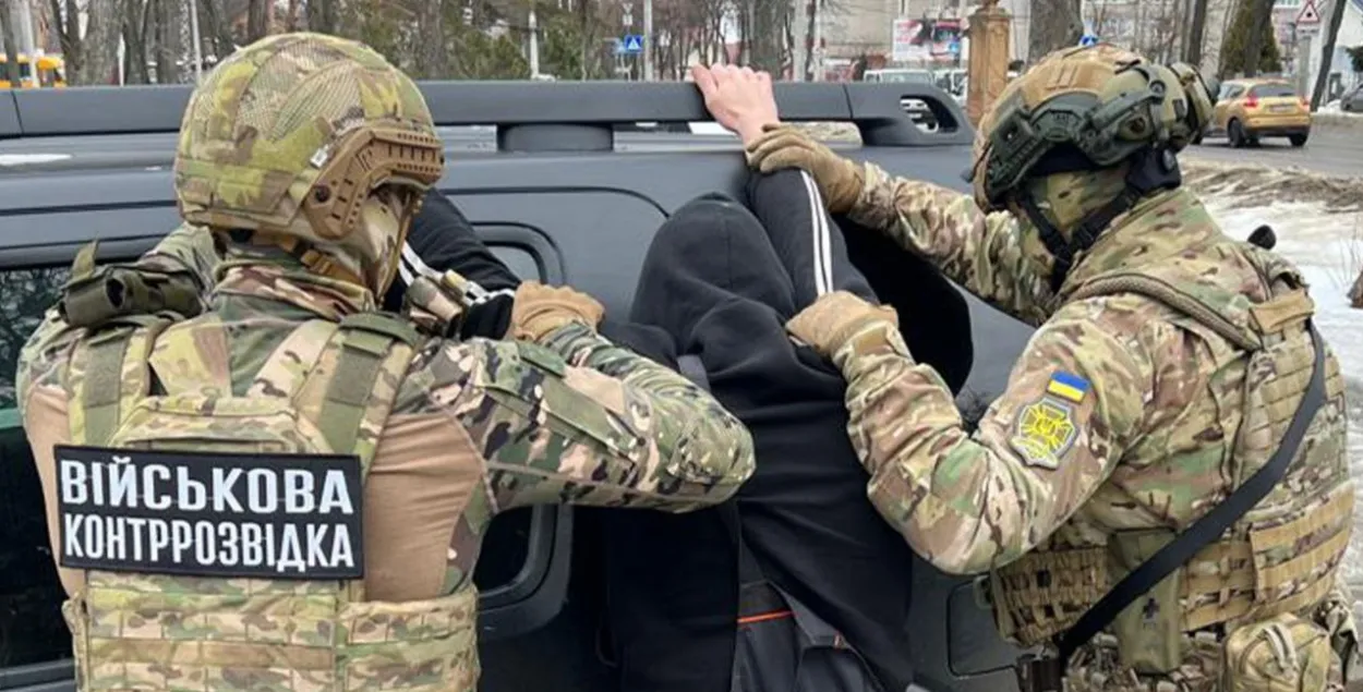 Затрыманне агента ва Украіне
