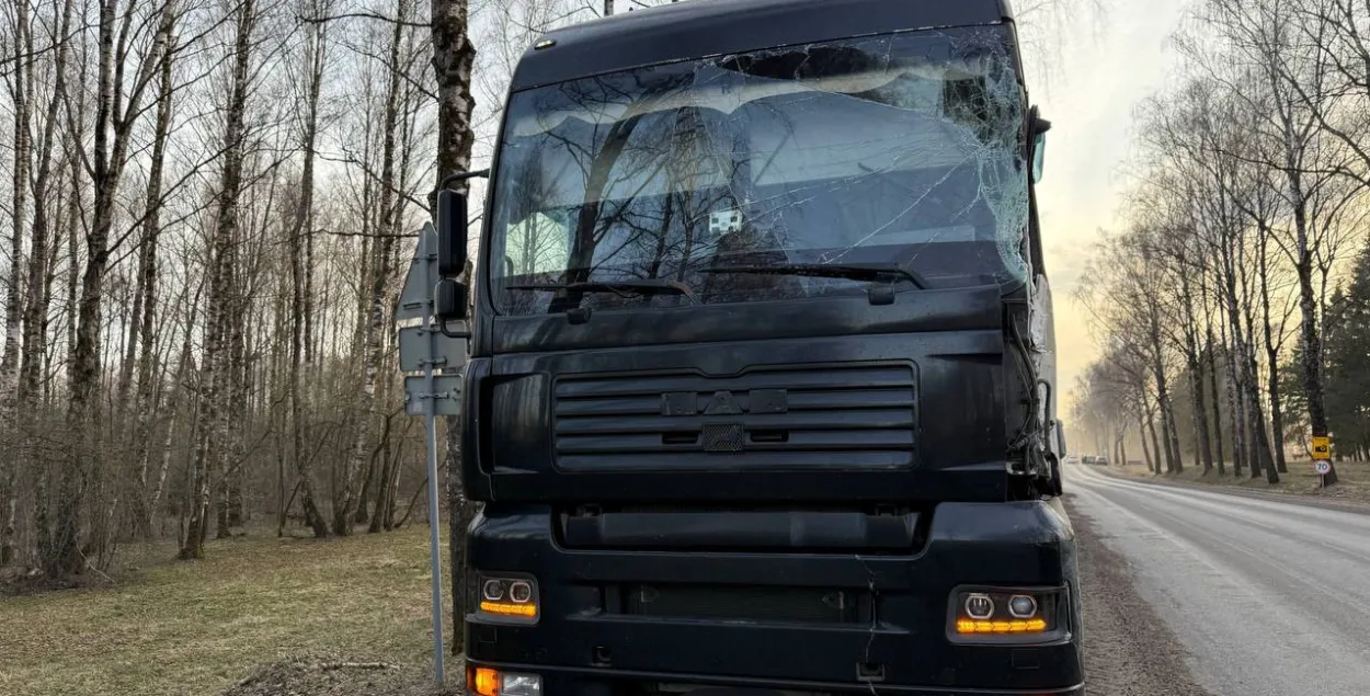 Аварыя пад Віцебскам
