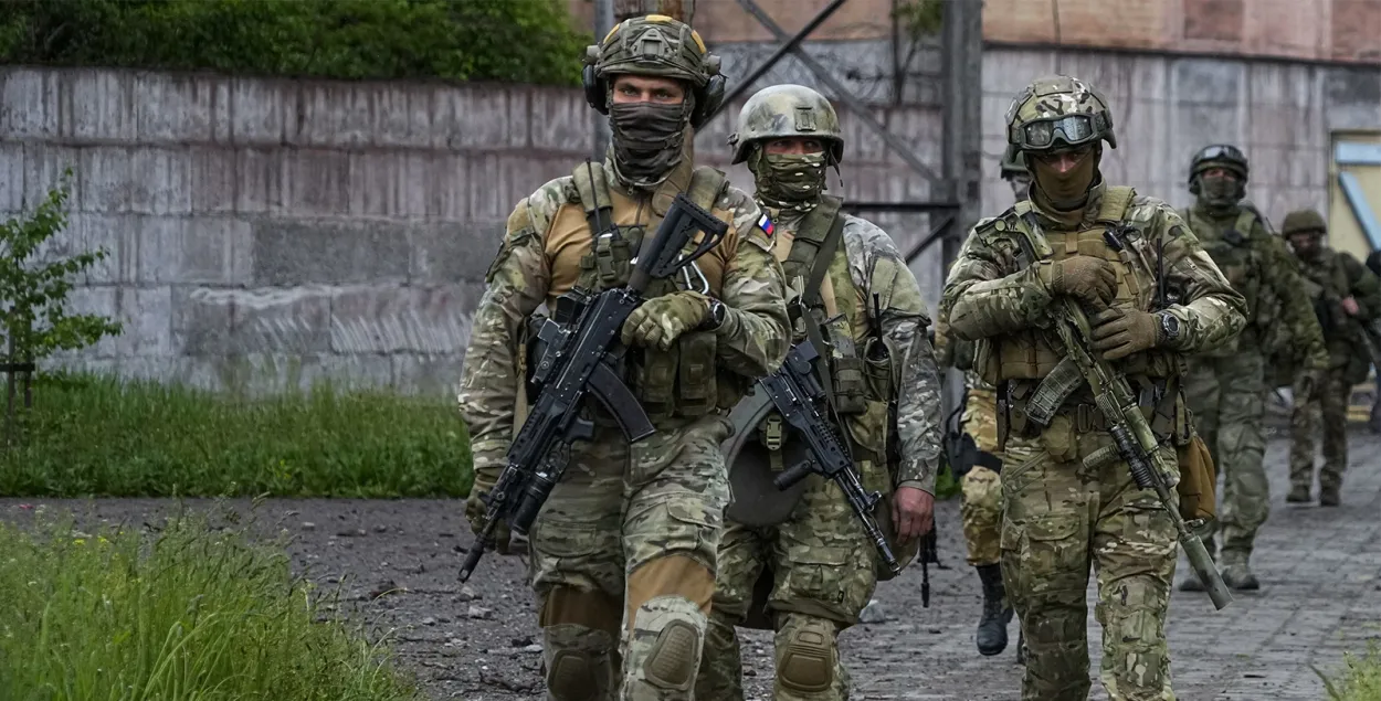 Расійскія вайскоўцы на акупаванай тэрыторыі Украіны / AP
