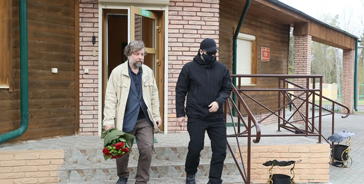 Аляксандр Буцягін пасля абмену
