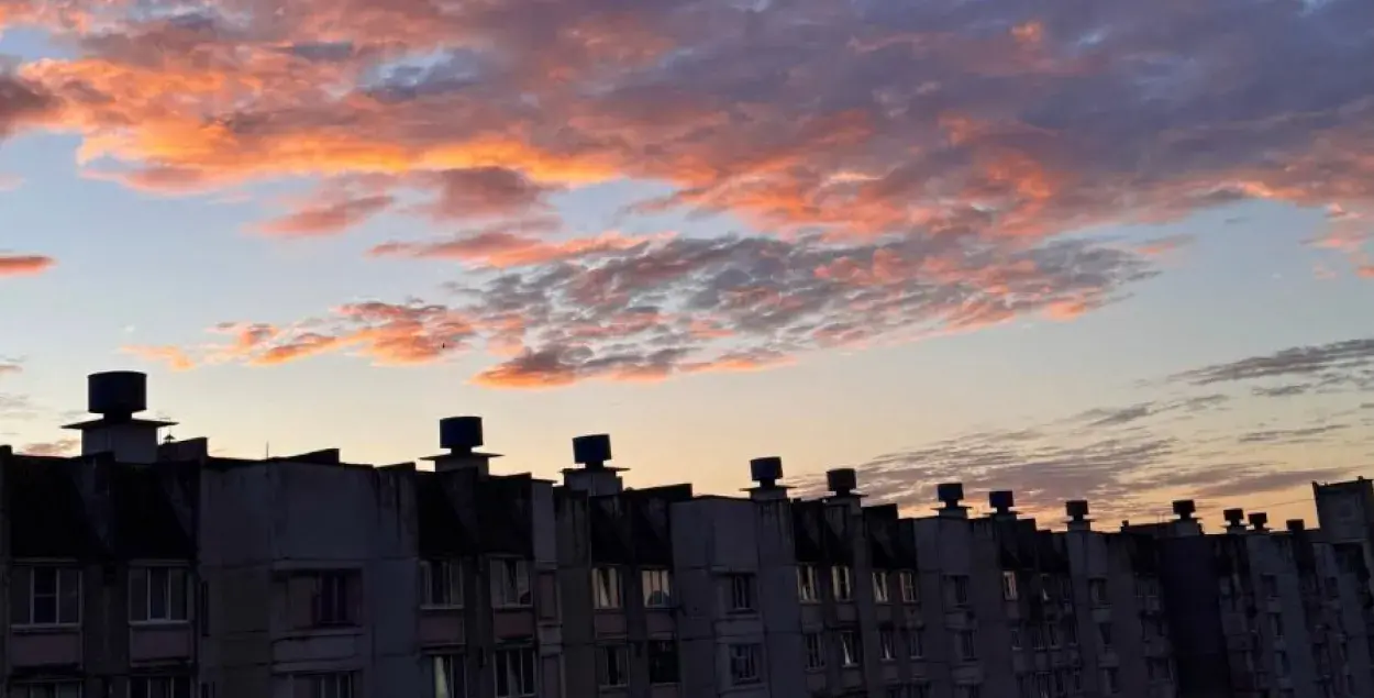 Гомель на рассвете 20 августа
