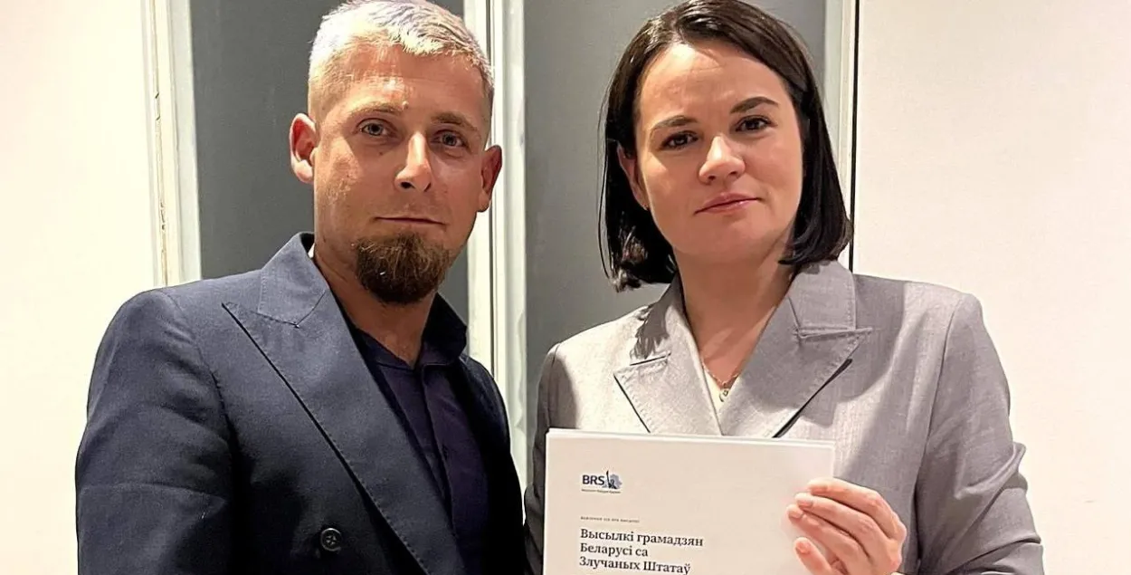 Глеб Івашкевіч і Святлана Ціханоўская

