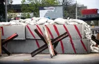 Блокпост / фотаКіеўскай гарадской рады
