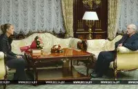 Azarenka meets with Lukashenka. File photo: BELTA