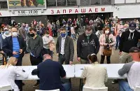 Сбор подписей в Минске / Еврорадио