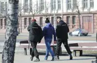 One of 170 arrests on Freedom Day 25 March 2018. Photo: Euroradio