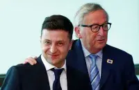 Владимир Зеленский и Жан-Клод Юнкер / Reuters