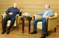 Лукашенко и Путин в Сочи в феврале 2021-го / Sputnik / Alexei Druzhinin/Kremlin via REUTERS​