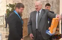 Рамзан Кадыраў і Аляксандр Лукашэнка&nbsp;/ president.gov.by